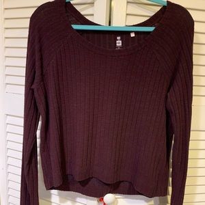 Long sleeve sweater